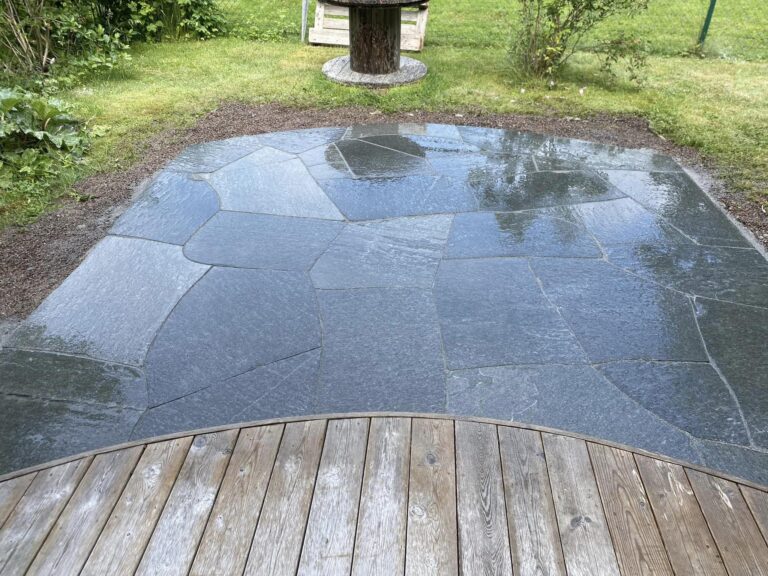 stenläggning skiffer