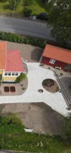 Stenläggning uteplats